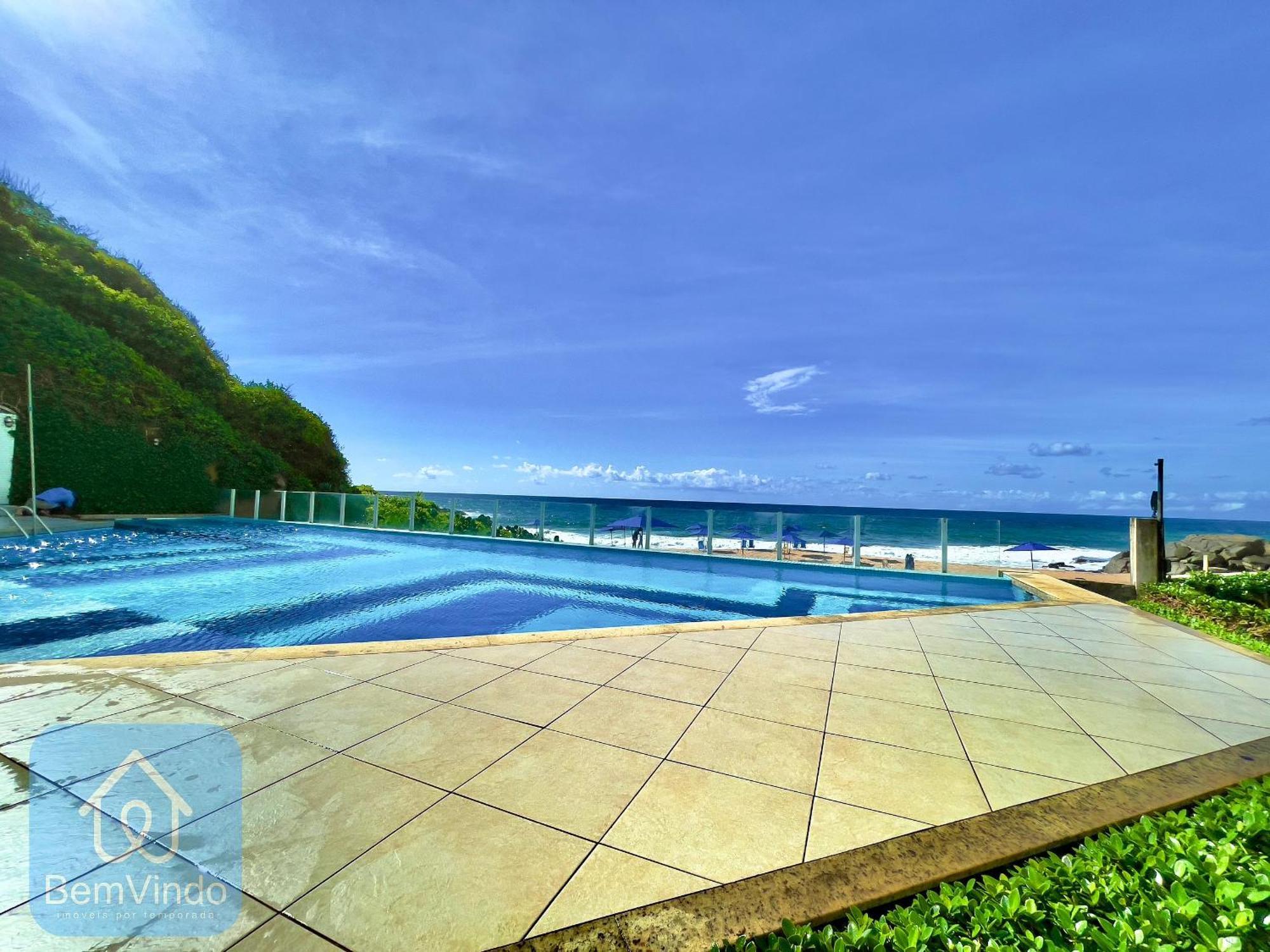 Apartamento Completo Com Vista Mar E Pe Na Areia السلفادور المظهر الخارجي الصورة