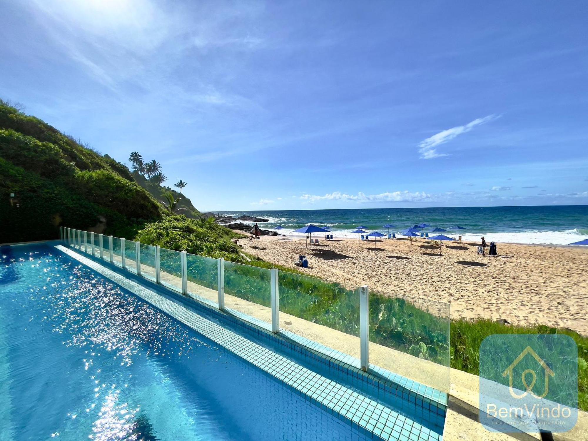 Apartamento Completo Com Vista Mar E Pe Na Areia السلفادور المظهر الخارجي الصورة