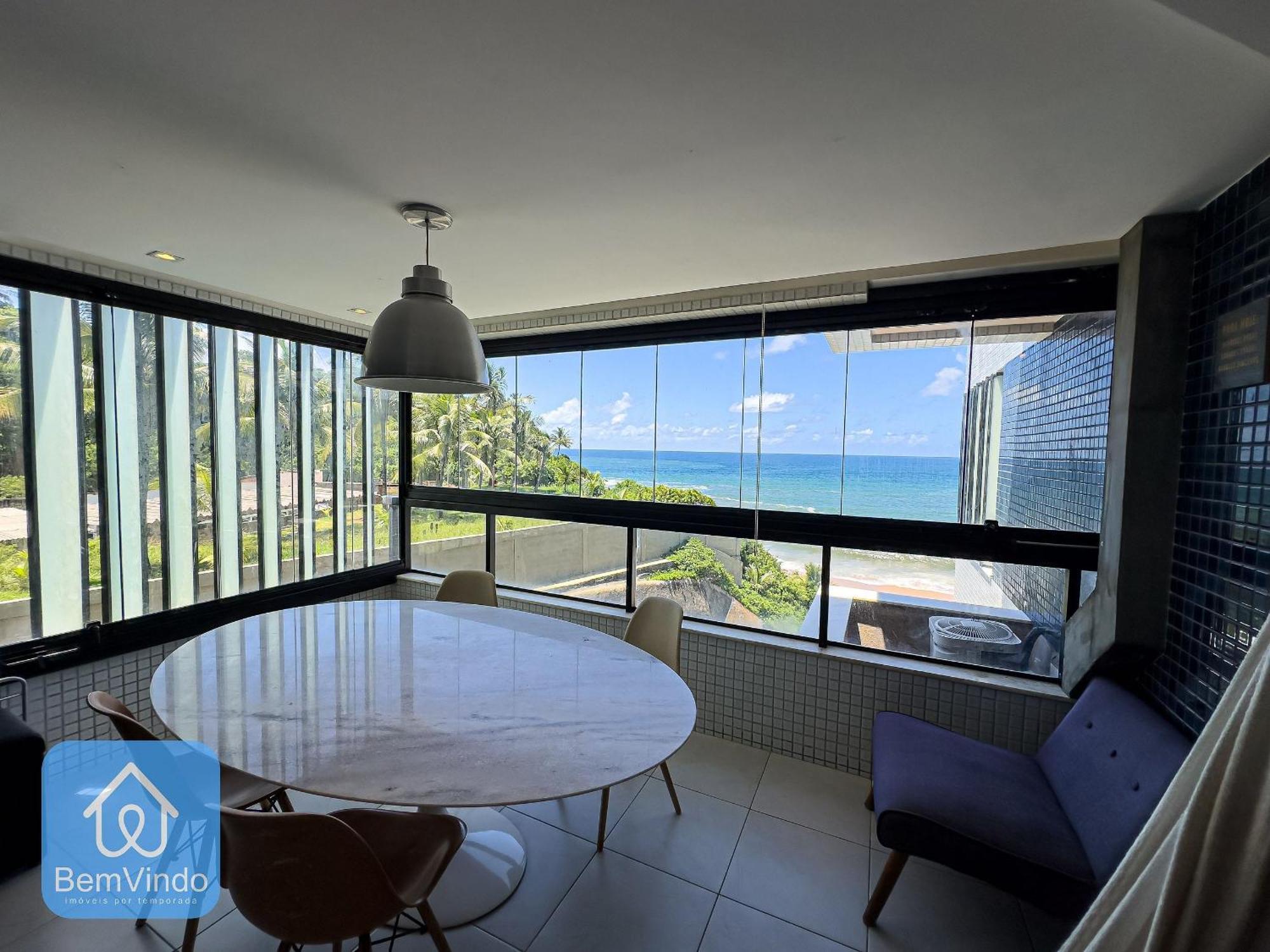 Apartamento Completo Com Vista Mar E Pe Na Areia السلفادور المظهر الخارجي الصورة