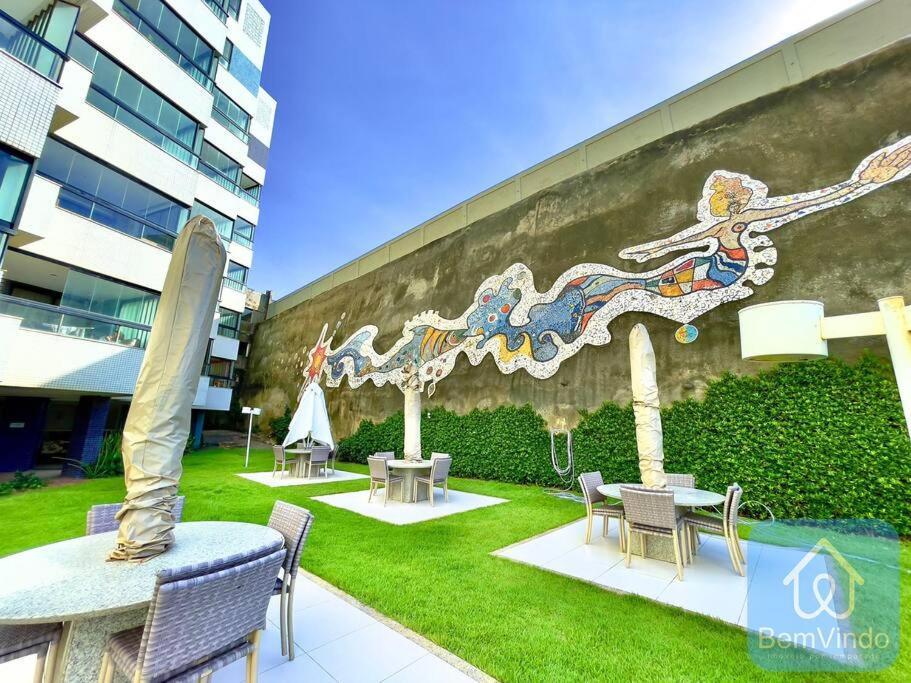 Apartamento Completo Com Vista Mar E Pe Na Areia السلفادور المظهر الخارجي الصورة