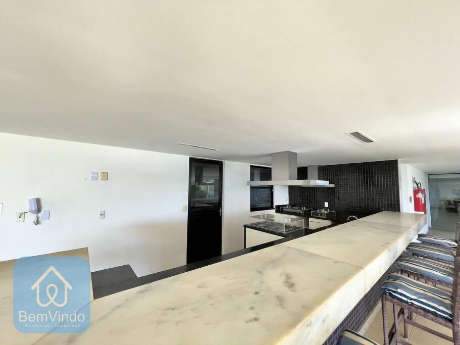 Apartamento Completo Com Vista Mar E Pe Na Areia السلفادور المظهر الخارجي الصورة