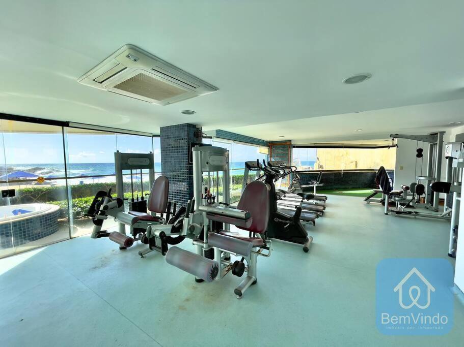 Apartamento Completo Com Vista Mar E Pe Na Areia السلفادور المظهر الخارجي الصورة