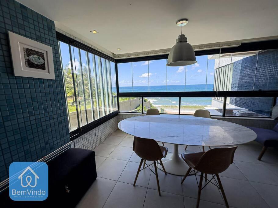 Apartamento Completo Com Vista Mar E Pe Na Areia السلفادور المظهر الخارجي الصورة