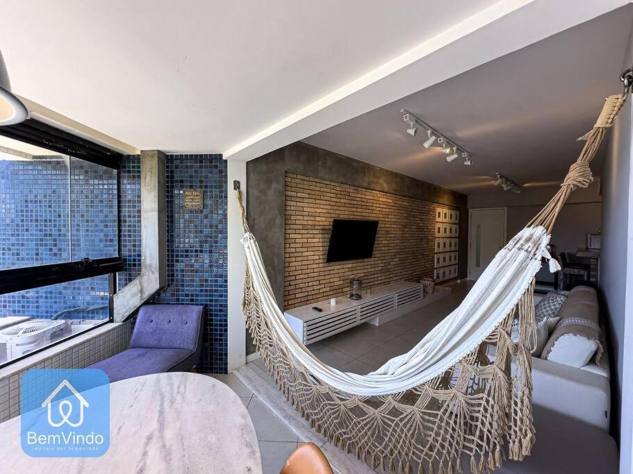Apartamento Completo Com Vista Mar E Pe Na Areia السلفادور المظهر الخارجي الصورة