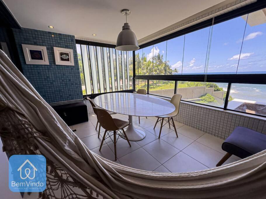 Apartamento Completo Com Vista Mar E Pe Na Areia السلفادور المظهر الخارجي الصورة