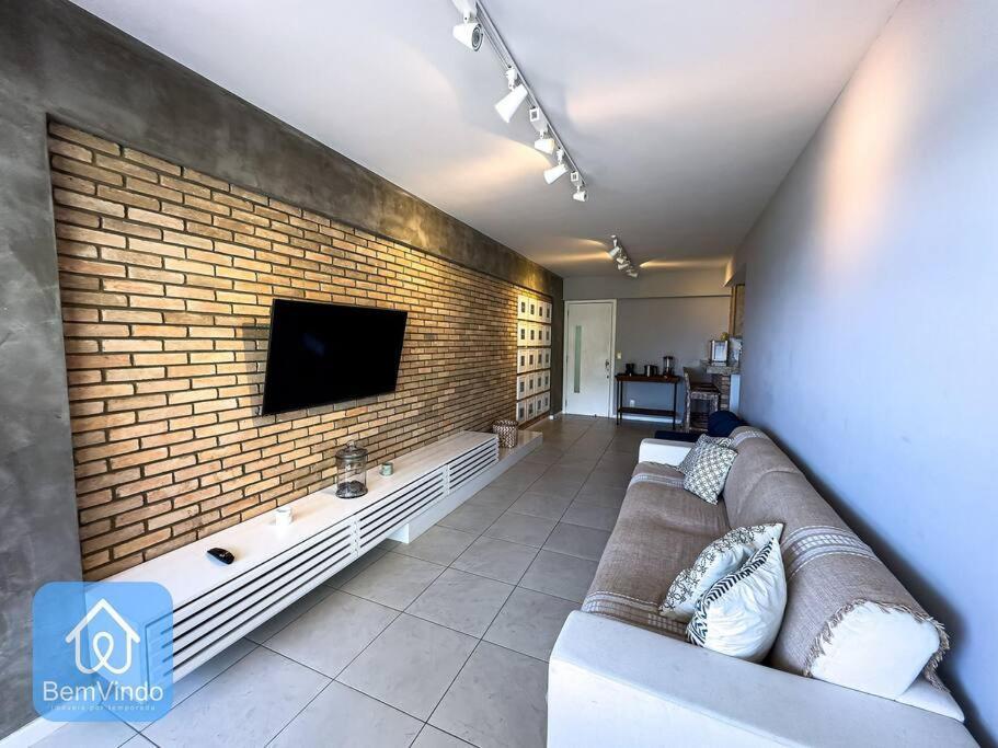 Apartamento Completo Com Vista Mar E Pe Na Areia السلفادور المظهر الخارجي الصورة